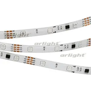 022183(1) Лента SPI-5000SE-5060-30 12V Cx3 RGB-Auto(10mm, 6.5W, IP65) ARLIGHT