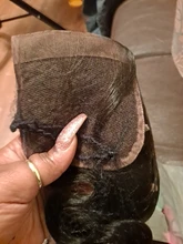 100% de pelo humano brasileño con cierre de encaje HD 4x4, pelo Remy de Color Natural, encaje transparente suizo con pelo de bebé