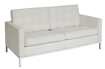 

FLOWER sofa, 2 places, similpiel White