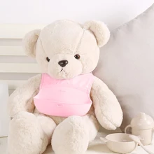 Складной легко розовый нагрудник