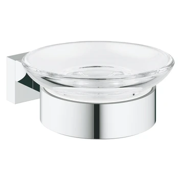 

Soap Dish with Holder Grohe essentials cube, Chrome (40754001)