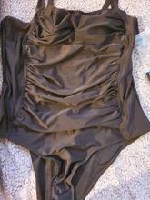Bañador de una pieza de talla grande para mujer, traje de baño adelgazante rojo, Sexy, clásico, Momokini, traje de baño de playa de verano