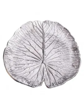 

CENTER TABLE LEAF SILVER METAL 23X22X2 CM