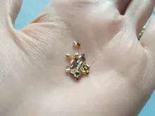 500 Uds 1,5 2,0 2,5mm cuentas engastadas de cierre de tubo de cobre dorado cuentas espaciadoras de tope para la fabricación de joyas suministros collar