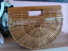 Bolso tejido de paja para mujer, bolso de marca de diseñador, a la moda, portátil, de lujo, tejido de bambú, 2021