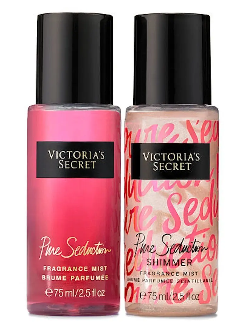 Gift Set spray mist Victorias Secret pure seduction, 2 by 75 ml Victoria Secret Mist Spray dezodarant cosmetics-1