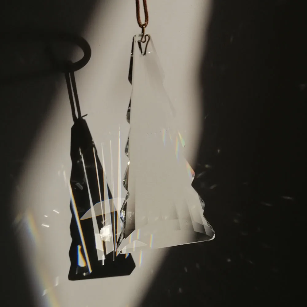 120MM FengShui Chandelier Prism Suncatcher Oval Cut Glass Crystal Hanging Drop