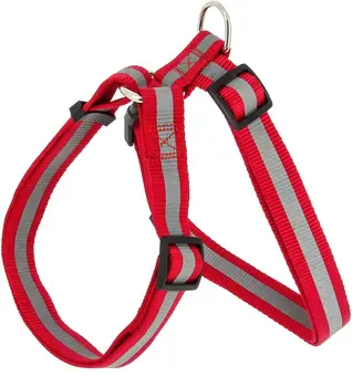 

Rogz helmet light. For CP. Dogs 45-75 cm gray with red ornament