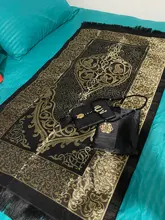 Yasin-alfombra de oración para adultos, Set de rosaos, mules para rezar, regalo en caja