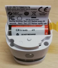 Haozee-alarma inteligente Zigbee, Sensor de humo inalámbrico, alta sensibilidad, 2,4 GHz, batería de encendido