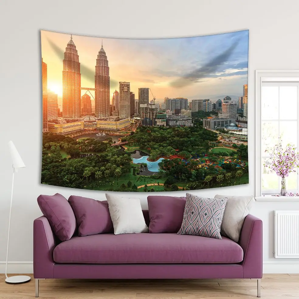 Tapestry KLCC Twin Towers and Parking Landmark of Kuala Lumpur Malaysia