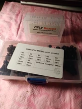 Surtido de tornillos de cabeza redonda, juego de tuercas Din912, M2, M2.5, M3, color negro, 300 unidades/lote