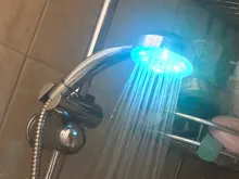 Cabezal de ducha con cambio de Color, luz Led brillante, automático, cambio de 7 colores, ahorro de agua, decoración de baño de ducha
