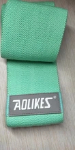 AOLIKES-banda para la cadera, banda de resistencia para Yoga, Fitness, ejercicio, piernas, bucle para entrenamiento de sentadillas circulares, antideslizante, 1 ud.