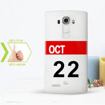 

Personalized LG G4 Slim Clear Silicone Phone Cover (Takvim-2)