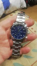 Belushi-Reloj de pulsera de lujo para hombre, cronógrafo de cuarzo, de acero inoxidable, Original