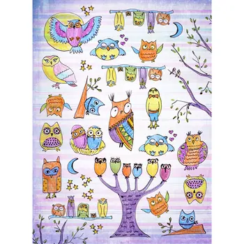 

Rice paper for Decoupage "" craft Premier "", A3, 25 g/m, "Funny owls" "cp08838