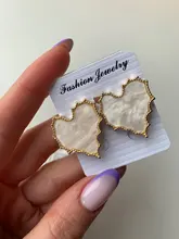 Pendientes de perlas de imitación para mujer, aretes grandes redondos, diseño coreano, Clips de perlas barrocas no perforadas, joyería al por mayor
