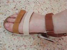 GRITION-Sandalias planas de mujer, calzado de playa, informal, antideslizante, ligeras, de goma sintética, transpirables, para senderismo, verano, arena, talla 41, 2021