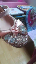 Zapatos de cuero con lazo de diamantes de imitación para niñas, zapatillas de baile de fiesta, zapatos planos de rendimiento para bebés y estudiantes, D785