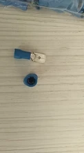 6,3mm azul mujer/hombre Spade eléctrico aislado conectores de virola