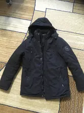 Los hombres de invierno de 2021 nueva gruesa Casual con capucha de lana con capucha Parkas a prueba de agua chaqueta de abrigo de los hombres prendas de vestir de moda bolsillos Parka chaqueta 46-58