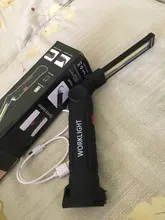 USB Rechargeable Torch Hanging-Lamp Work-Light Tactical-Flashlight Magnetic-Lanterna
