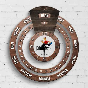 

Personalized Professional Locksmith Infinite Mayan Calendar Wooden Wall Clock