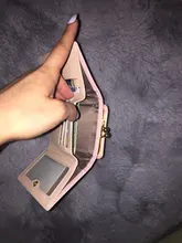 Mujeres de la cartera de 2021 corta dama billeteras de mujer, Color Rojo Negro Mini dinero monederos pequeño pliegue de la PU de cuero moneda monedero tarjeta titular