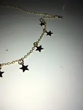 Gargantilla Bohemia para Mujer, cadena de Color dorado y plateado, Gargantilla de estrellas, joyería Kolye, Gargantilla