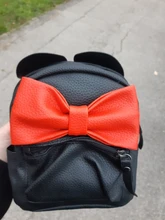 Mochila pequeña de cuero PU para mujer, Mini bolsa femenina, mochila agradable arco chicas adolescentes, bolso bandolera escolar, novedad de 2020