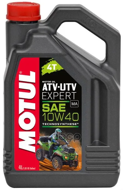 MOTUL Масло Моторное Для Квадроциклов 10w40 Motul 4л Полусинтетика Atv-Utv Expert 4t Motul 105939