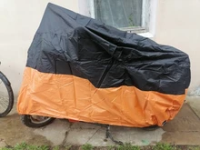 HEROBIKER-Funda impermeable para motocicleta, cubierta para moto a prueba de polvo, con protección UV para exteriores y lluvia, para todas las estaciones