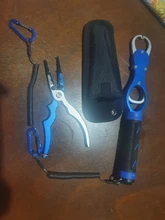 LINNHUE-Alicates de pesca de aleación de aluminio, juego de agarre, aparejos de pesca, gancho de recuperación, cortador de línea, anillo dividido, accesorios de pesca