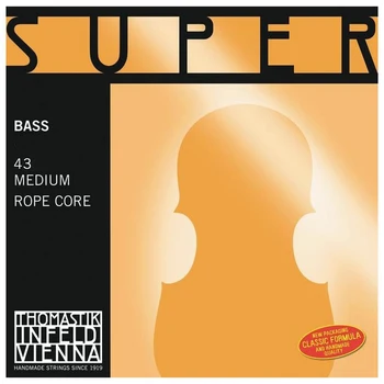 

43 super flexible string for double bass strings 4/4, solo, Thomastik