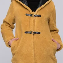 Z6431 DEWBERRY женские меховые пальто-бежевый