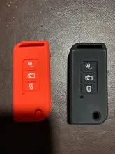 ZAD-funda de silicona para la llave del coche, 3 botones, para Mahindra XUV 500, mando a distancia