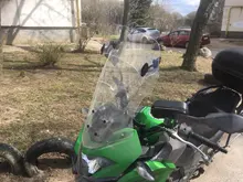 Abrazadera universal para parabrisas de motocicleta, extensión de alerón variable para protección delantera de moto Yamaha Tmax BMW R 1200GS F800GS