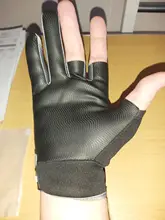 Guantes de pesca antideslizantes para hombre, protectores de manos para pesca, para deportes al aire libre, con corte de tres dedos