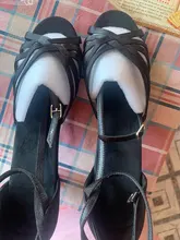 Zapatos de salón de baile latino para mujeres/niñas/señoras, Tango y Salsa, tacón alto, satén, Blanco PU, rojo, profesional, nuevo