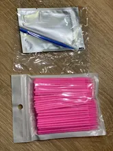 Extensiones de pestañas Micro desechables, duraderas, aplicadores individuales de belleza, herramientas para quitar pestañas, 50/100 unids/bolsa