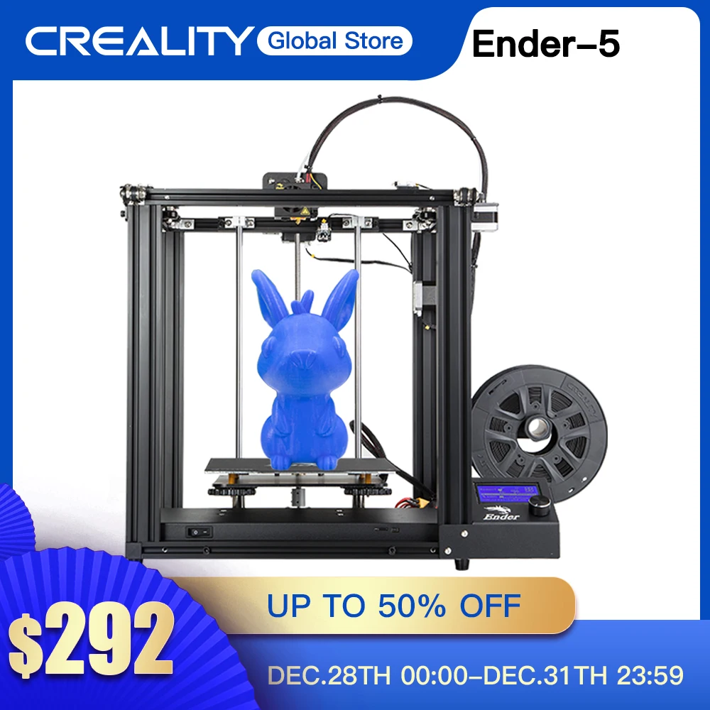 3D принтер Creality Ender 5 с стабильной структурой выключением питания возобновлением