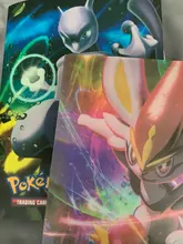 Álbum de tarjetas de Pokemon de dibujos animados para niños, 240 Uds.