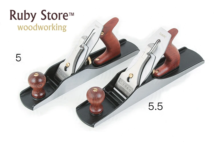 Qiangsheng Luban No.5 1/2 Hand Jointer Plane- Bedrock Pattern, Fine Woodworking Bench Plane