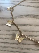 Gargantilla de mariposa de LATS para mujer, Collar llamativo con cadena de color dorado, mejores joyas brillantes para fiesta, novedad de 2020