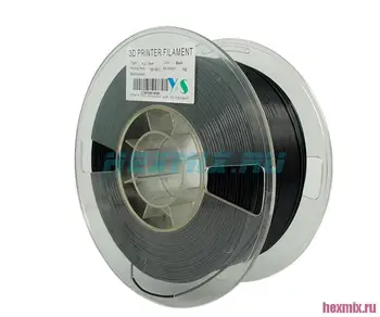 

PLA plastic for 3D printing 1.75mm 0. 5 kg. Black One