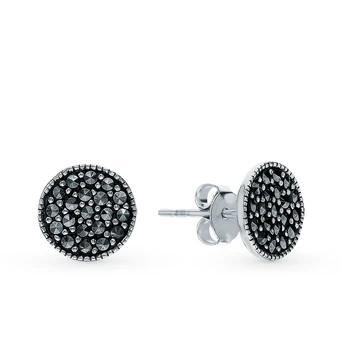 

Silver earrings with marcasite sunlight sample 925
