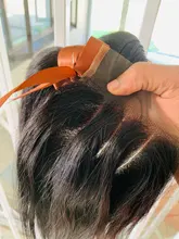 Mechones de pelo liso brasileño con cierre, cabello humano Remy de 30 pulgadas, Color Natural, 3 mechones