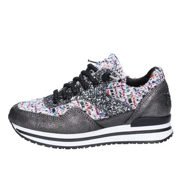 

2 STAR GOLD Sneakers women black fabric