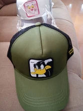 Capslab-Gorra de malla con diseño de Bugs Bunny para hombre y mujer, gorro de béisbol con diseño de pantera ajustable, de dibujos animados Snapback, unisex